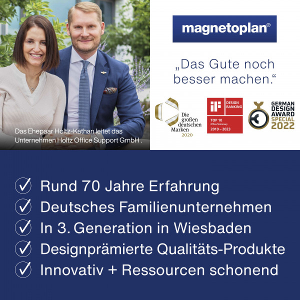 magnetoplan Design Whiteboard SP, 600 x 450mm