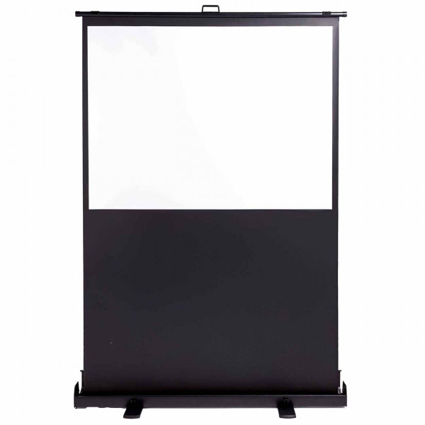 magnetoplan mobile Pull-Up Bodenleinwand, höhenverstellbar