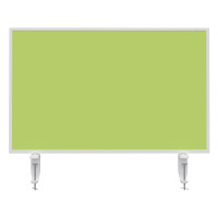 Table partition VarioPin Whiteboard / Filz Grün / 800x500mm