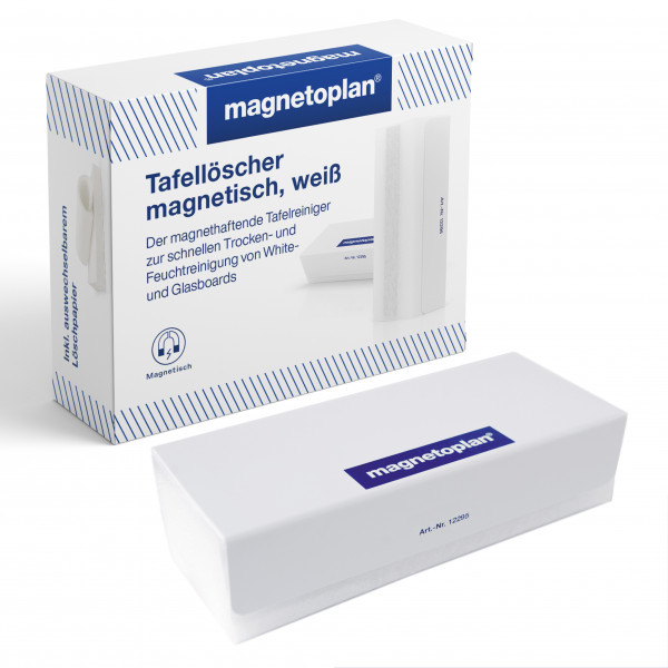 magnetoplan Tafellöscher weiß, magnethaftend