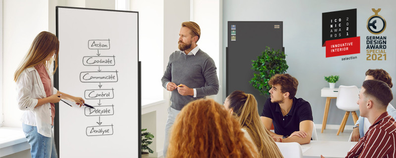 magnetoplan Whiteboard VarioPin