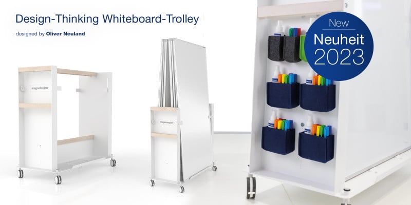 Design-Thinking Whiteboard-Trolley
