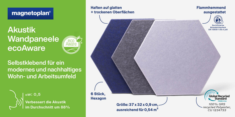 magnetoplan Akustik Wandpaneele