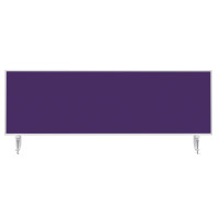 magnetoplan Tischtrennwand VarioPin Whiteboard / Filz Violett / 1600x500mm