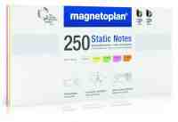 magnetoplan Static Notes, 250 Stück sortiert 200x100mm