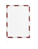 magnetofix-Magnetrahmen SAFETY, 5 Stk. Rot-Weiß / A4