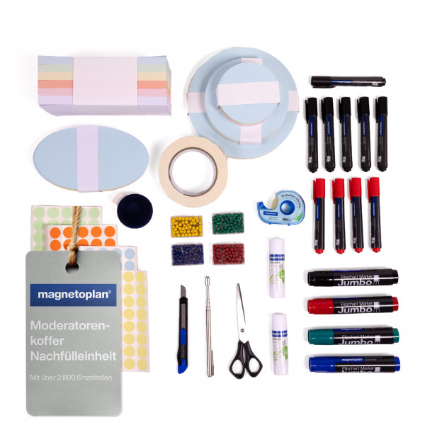 magnetoplan Moderatorenkoffer Nachfülleinheit