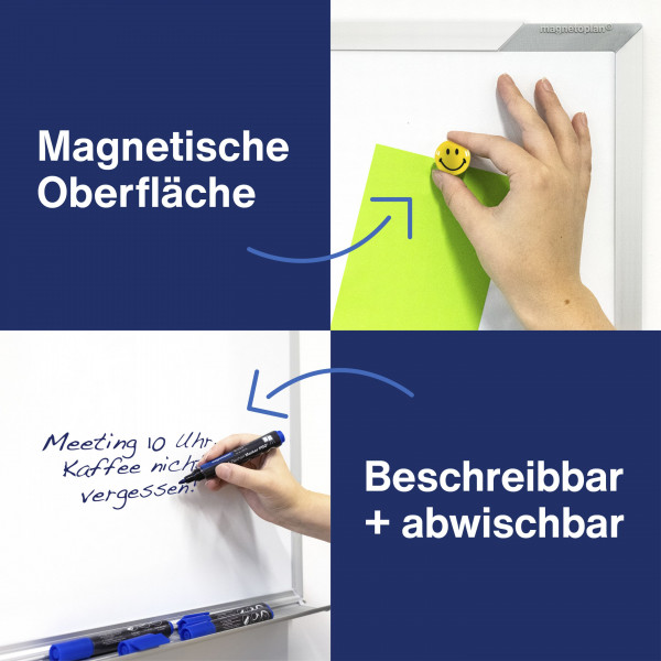 magnetoplan Design Whiteboard CC, 600 x 450mm