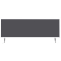 Table partition VarioPin Whiteboard / Filz Grau / 1600x500mm
