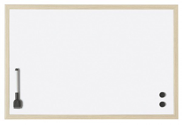 Whiteboards with wooden frame