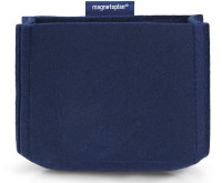 magnetoTray ecoAware, SMALL, felt dark blue, 60 x 100 x 60mm Blau/Blue / MEDIUM