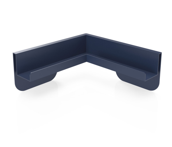 magnetoplan Corner tray for Infinity Wall, cobalt blue (RAL 5013)