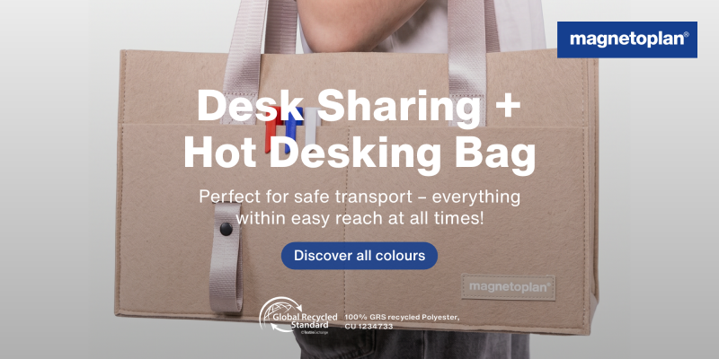 Desk Sharing Hot Desking Bag