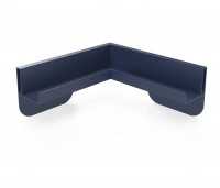 Corner tray for Infinity Wall, cobalt blue (RAL 5013) Kobaltblau RAL 5013