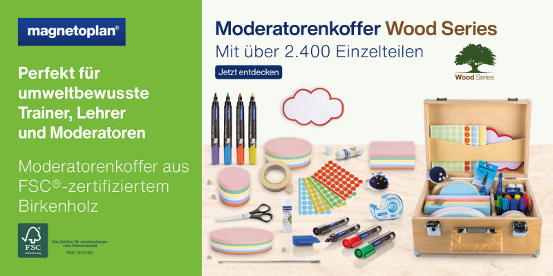 Moderatorenkoffer Wood Series, Birke